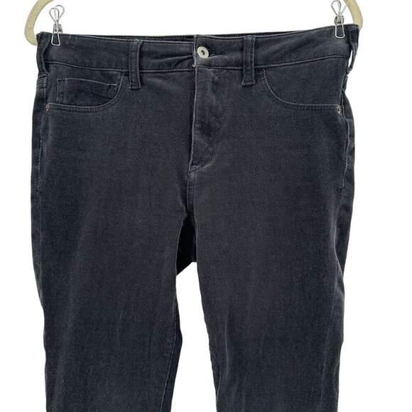 Anthropologie Pilcro High-Rise Skinny Ankle Gray Corduroy Pants Womens 28 - Picture 2 of 9